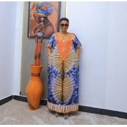 African print boubou dress, brand kiusa