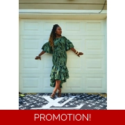 Elegant traditional African mermaid long dress/ one size fits all