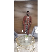 3 pieces  set African Men Suite