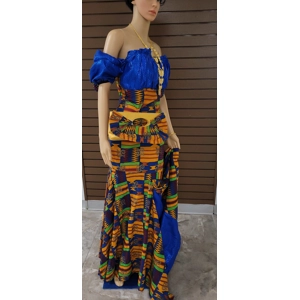 African party Dress and Purse
