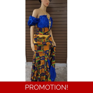 African party Dress and Purse