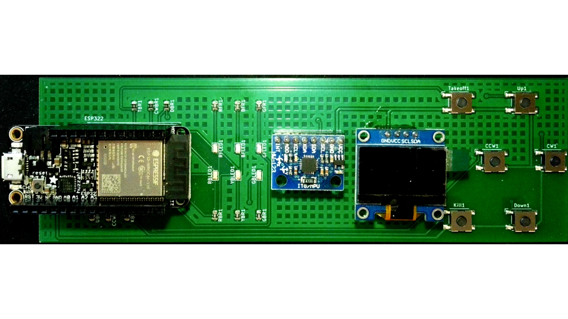 PCB Pin Headers Assembled