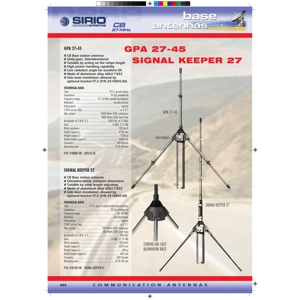 Base CB antenna Sirio Signal Keeper 26-28 mhz