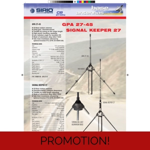 Base CB antenna Sirio Signal Keeper 26-28 mhz