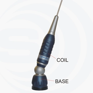 MOBILE CB ANTENNA SIRIO 2OOO BLUE LINE WITH CABLE