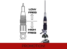Sirio antenna Snake CB mobile only 115 cm.
