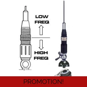 Sirio antenna Snake CB mobile only 115 cm.