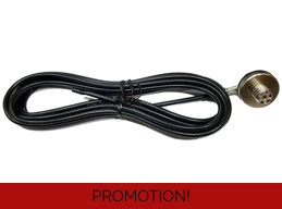 4 Metre Cable & SO239 Socket for CB and Ham antennas