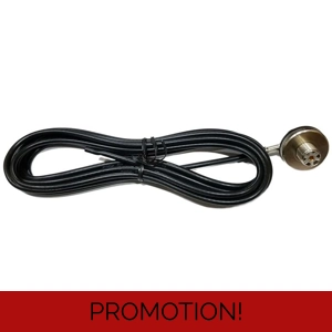 4 Metre Cable & SO239 Socket for CB and Ham antennas