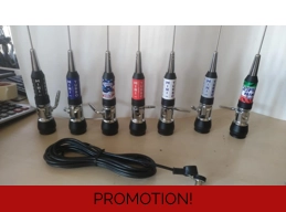 Mobile CB antenna GGD TURBO 1001 only 160 cm.various colour with cable