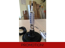 MOBILE CB ANTENNA GGD TURBO 2002 WITH MAG MOUNT 145 VARIOUS COLOUR