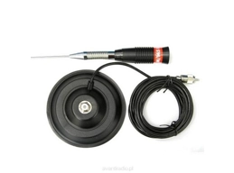 Mobile CB antenna TTI M145 with Magnetic Mount, Cable & Plug