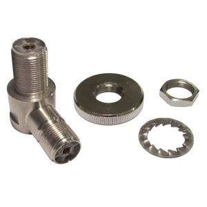 SIRIO angled connector with double SO 239