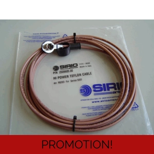 Sirio Telflon RG303 Coax Cable (4 meter) for CB antenna GGD & SIRIO