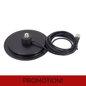 Turbo-S Large Magnetic Mount With SO239 Fitting