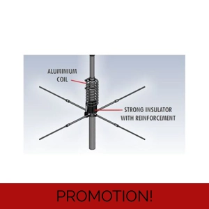 NEW Sirio Monsoon 10-11m (26-30MHz) Base Antenna
