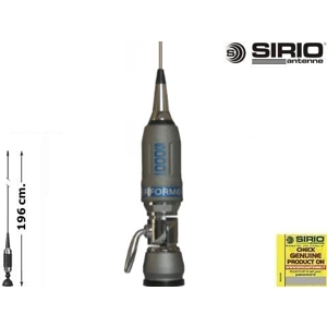CB ANTENNA SIRIO PERFORMER P5000PL MOBILE 27Mhz with a triple MAG MOUNT