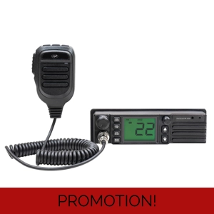 CB PNI Escort radio station HP 9500 multistandard, ASQ, VOX, Scan, 4W, AM-FM, 12V / 24V power supply