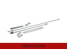 SHARMAN'S MOONRAKER X-50C SQBM200C 2M 70CM DUAL BAND AMATEUR BASE ANTENNA