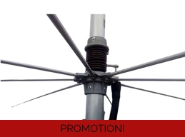 Sirio 827 5/8 Wave Base Station Antenna (CB & 10M Amateur Bands)