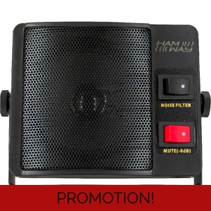 Extension External Speaker 8 OHMS 5W With Filter And 8 DB Attenuator CB Radio,