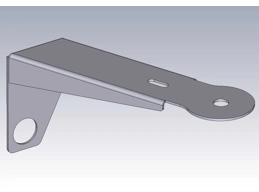 Stainless Steel Bracket Mounting For Antennas CB Thickness 16mm Hole For SCANIA