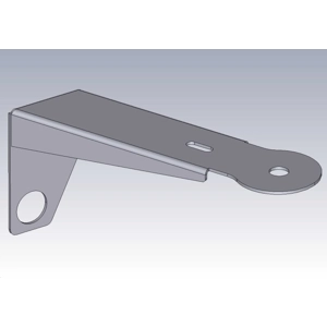 Stainless Steel Bracket Mounting For Antennas CB Thickness 16mm Hole For SCANIA