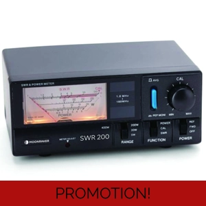 Moonraker SWR-200 (1.8-160 MHz 400W) VSWR Power Meter