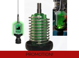CB ANTENNA LED SIRIO BULL TRUCKER 5000 RG58 CABLE COAX 4M NE-PL 5000W 27-30 MHz