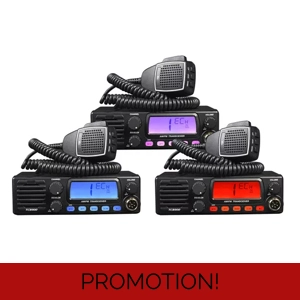 TTI TCB 900 mobile CB radio AM FM UK EU dual voltage front speaker