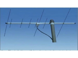 Antenna fox-yagi 3/5 dual band vhf/uhf