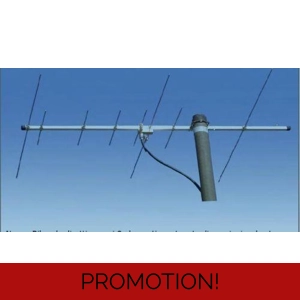 Antenna fox-yagi 3/5 dual band vhf/uhf