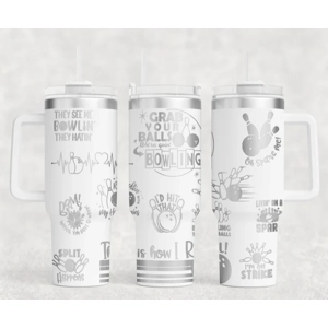 40oz Bowling Tumbler