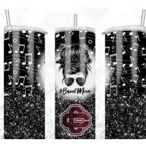 20 oz CC Band Mom Tumbler