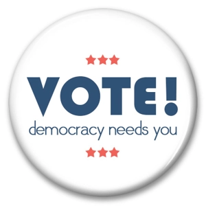 vote! democracy needs you