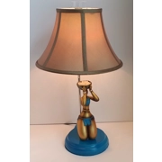 Lady in Blue Lamp