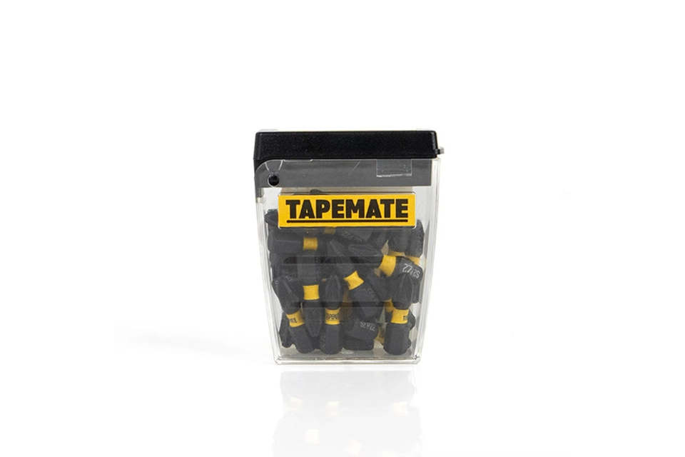 TAPEMATE TRADE BOX of 25x 25mm PZ2 Torsion magnetic impact..