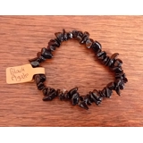 Black Agate Chipped Semi Precious Gems..