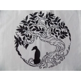 Tote Bag - Tree of Life with Dog