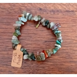 Moss Agate Chipped Semi Precious Gemst..