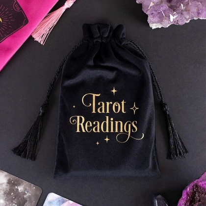 Black Velvet Tarot Card Bag
