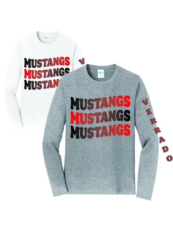 Youth, Adult and Ladies "Triple" Long Sleeve Shirts