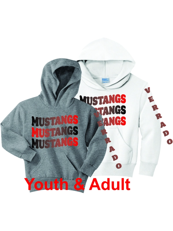 Youth & Adult "Triple" Pullover Hooded Sweatshirts