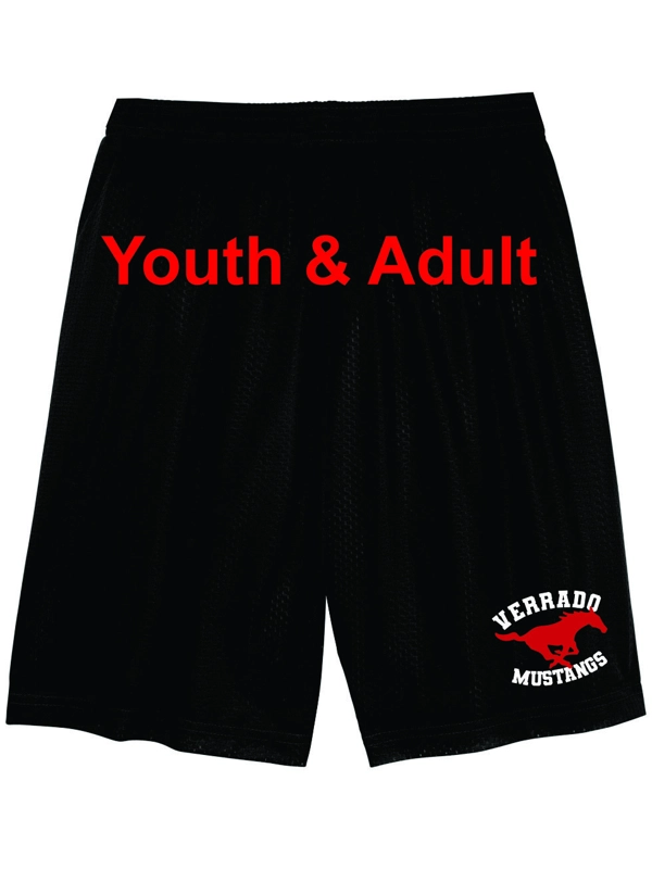 Youth & Adult "PE" Mesh Shorts