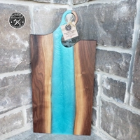Walnut & Epoxy Charcuterie Board Set! Walnut & Epoxy Charcuterie Board Set!