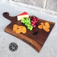 Live Edge Walnut Charcuterie Board Set!