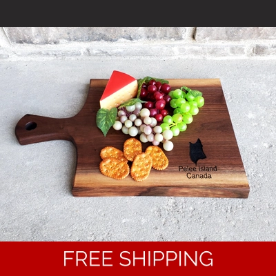 Live Edge Walnut Charcuterie Board Set!