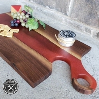 Walnut & Epoxy Charcuterie Board Set! Walnut & Epoxy Charcuterie Board Set!