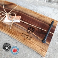 Live Edge Walnut Charcuterie Board Set Live Edge Walnut Charcuterie Board Set