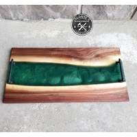 Walnut & Epoxy Charcuterie Board Set! Walnut & Epoxy Charcuterie Board Set!